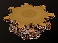 Mandelbulb p8 cross-section