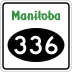 Provincial Road 336 marker