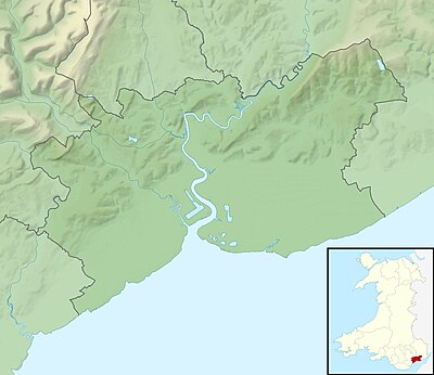 Location map Wales Newport