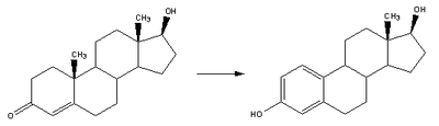 睾酮转化为雌二醇