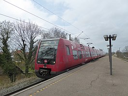 途经本站的哥本哈根市郊铁路B线列车