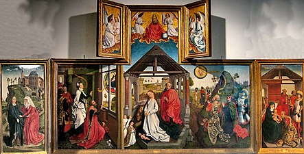 Rogier van der Weyden, Polyptych with the Nativity, c. 1450