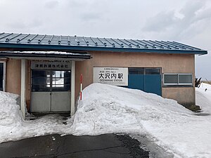 冬天的大泽内站(2021年2月)