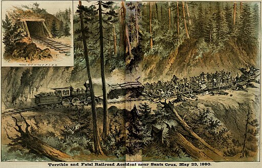 "Terrible and Fatal Railroad Accident near Santa Cruz, May 23, 1880"