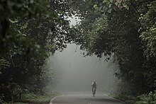 Rider riding Tour of Thekkady