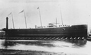 Cayuga before she was launched