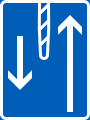 Information on traffic lanes (formerly used )