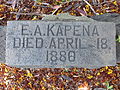 E. A. Kapena, d. 18 Apr 1880