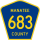 County Road 683 marker