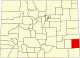 标示出普洛韦斯县位置的地图