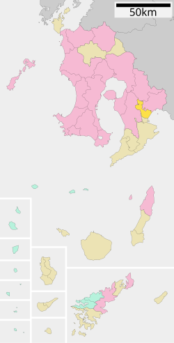 Location of Ōsaki