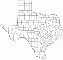 弗雷德里克堡在得克萨斯州的位置