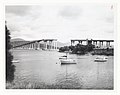 Tasman Bridge after collision from MV Lake Illawarra, 1975