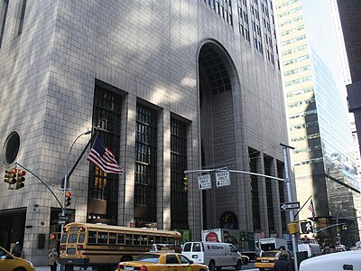 Entrance of 550 Madison Avenue