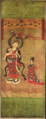 五代十国绢画《引路菩萨》，公元900-950年