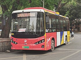 巴士三分361路現用 GZ6850HZEV (K7G) 在黃船文化中心總站