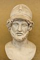 Image 2Marble bust of Pericles with a Corinthian helmet, Roman copy of a Greek original, Museo Chiaramonti, Vatican Museums; Pericles was a key populist political figure in the development of the radical Athenian democracy. (from Ancient Greece)