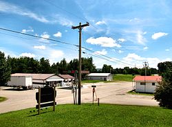 Intersection of Pine Bluff Road, Maple Drive, and Store Road