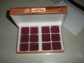 一盒仙人掌糖，常在美国西南部的礼品店中出售