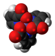 Spacefill model of chromium (III) picolinate