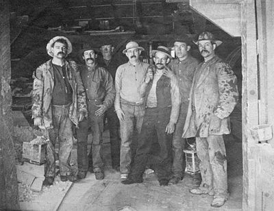 Comstock miners, 1880s