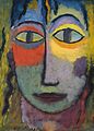 《美杜莎（英语：Medusa (Jawlensky)）》，1923年