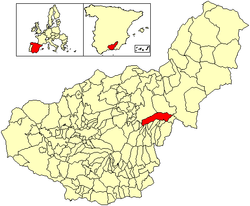 Location of Valle del Zalabí