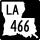 Louisiana Highway 466 marker