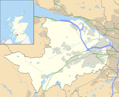 Location map Scotland Renfrewshire