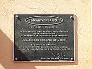 Inmaculado Corazon de Maria Church marker