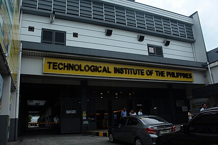 Facade of the T.I.P. Quezon City campus