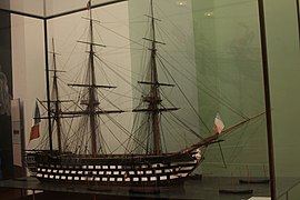 1/40th-scale model of the Valmy