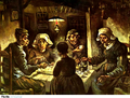 《吃马铃薯的人》（The Potato Eaters），1885年，收藏于梵高博物馆