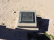 Grave of Fred A. Adams (1844 - 1910).