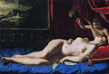 阿尔泰米西娅·真蒂莱斯基《沉睡的维纳斯》，1625至1630年，现藏于维吉尼亚美术馆