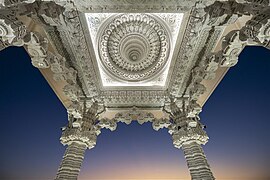 Interior carvings of the mandir