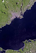 Satellite image of Bridgeport & Port Jefferson