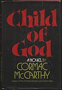 First-edition dust cover jacket for Child of God