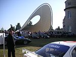 The Renault Central Display at the 2006 Goodwood Festival of Speed. Designed by Gerry Judah