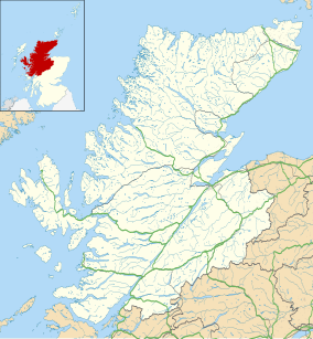 Map showing the location of Caithness and Sutherland Peatlands