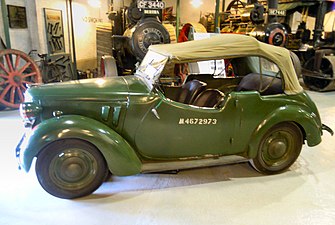 Captain Mainwaring's Austin 8 staff car from The Making of Private Pike