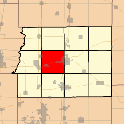 Location in Franklin County