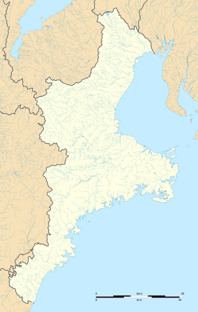 Map showing the location of Ise-no-Umi Prefectural Natural Park