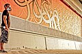 Mural, Salwa Road, Doha, Qatar by El Seed, date unknown