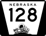 State Highway 128 marker
