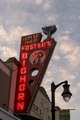 Neon sign for Foster's Bighorn Bar and Restaurant
