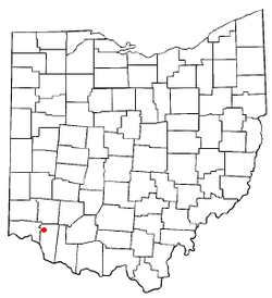 Location of Mulberry, Ohio