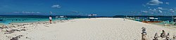 A naked beach at Siargao Island