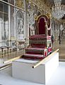 教宗庇护七世的宝座在凡尔赛宫展出。