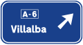 S-222 Pre-signaling of directions to a highway or highway